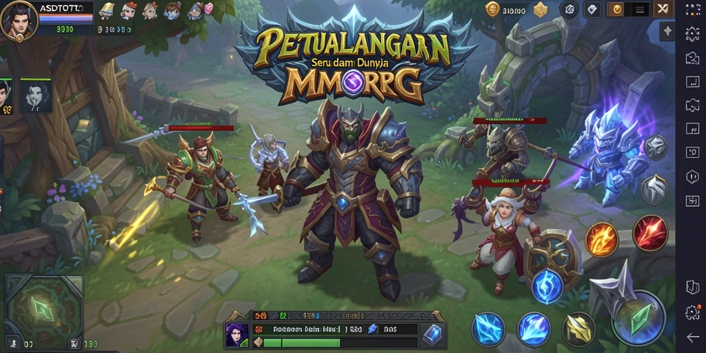 Tampilan menakjubkan gameplay ASDTOTO dalam dunia MMORPG.