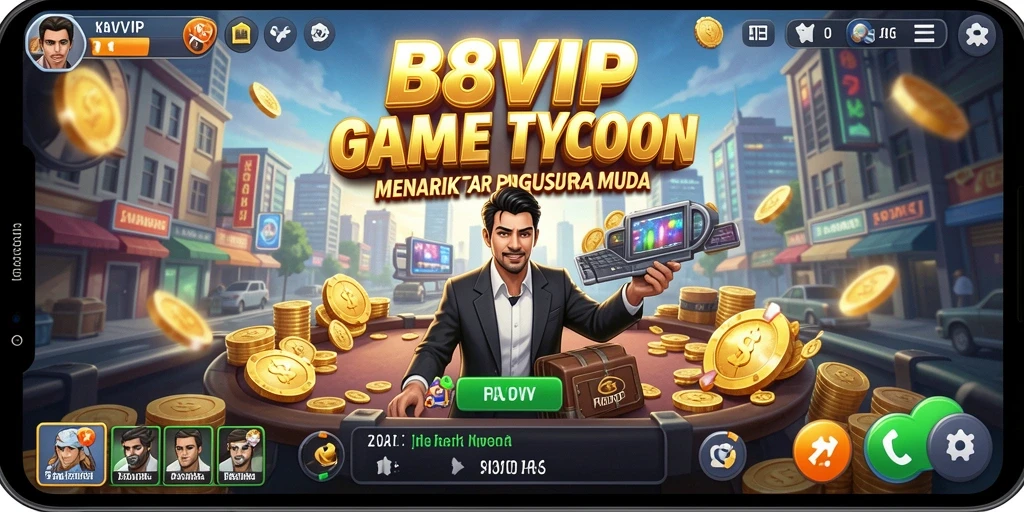 Tampilan gameplay B8VIP yang menantang dan menarik untuk pemain Tycoon.
