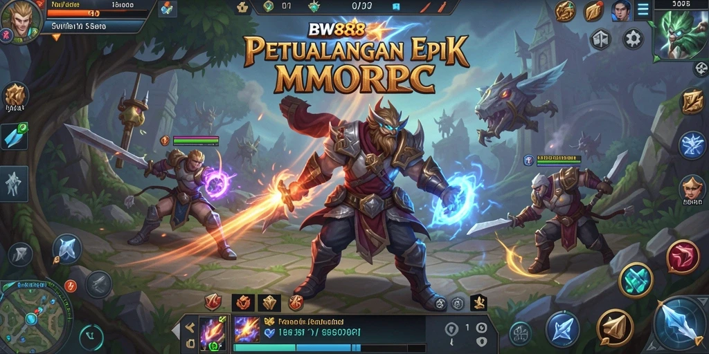 Tampilan gameplay BW888 yang memikat dalam dunia MMORPG.