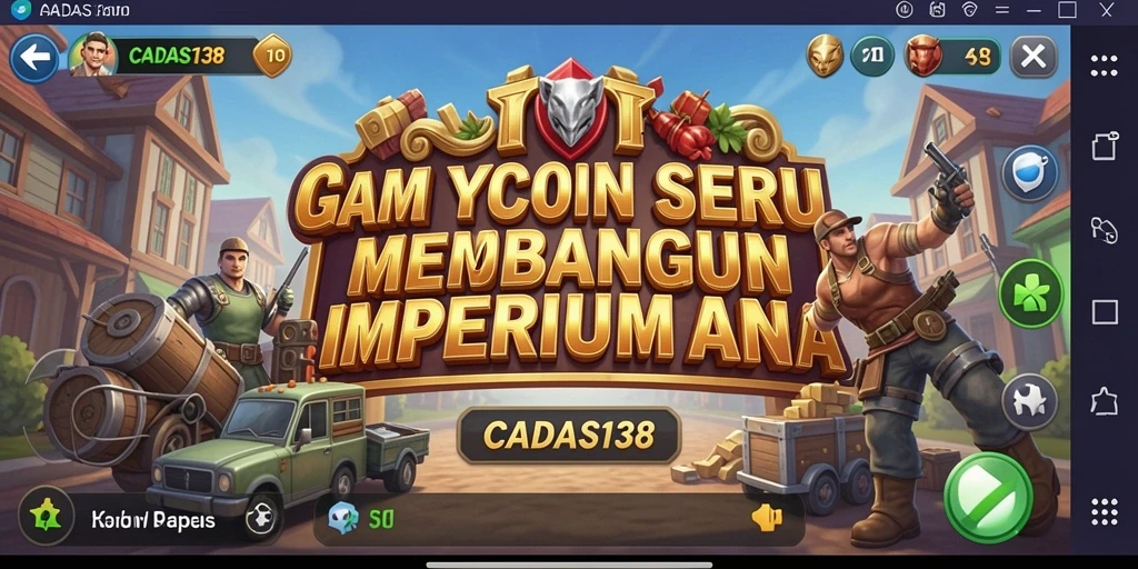 Screenshot menunjukkan gameplay menarik dalam membangun kerajaan bisnis di CADAS138.