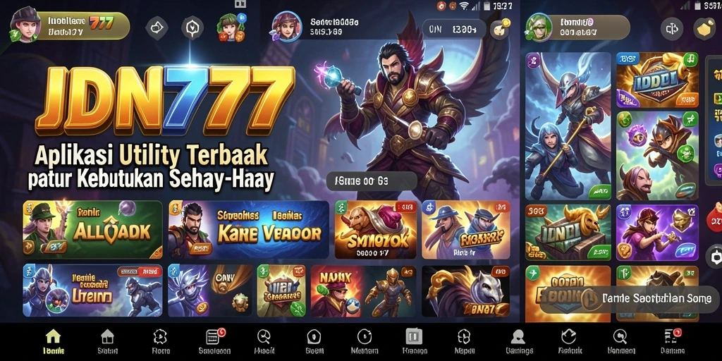 Tampilan antarmuka IDN777 yang sederhana dan fungsional.