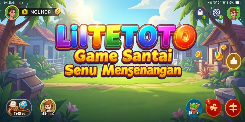 Screenshot gameplay LITETOTO yang menunjukkan karakter yang aktif dan grafik menarik.