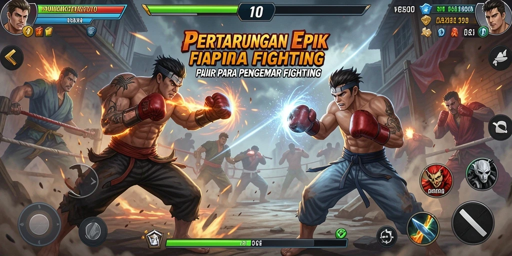 Tangkapan layar PUNCAKTOTO menampilkan aksi pertarungan yang mendebarkan.