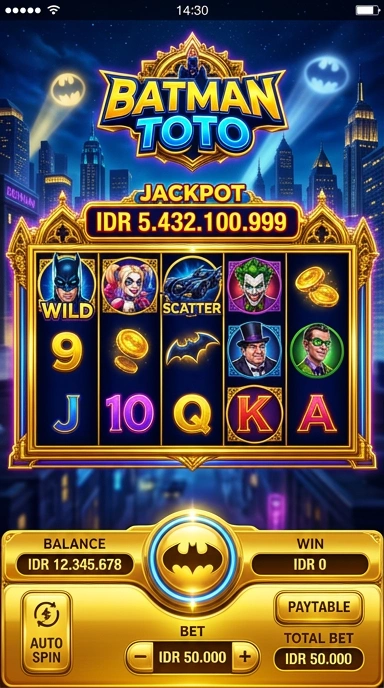 Screenshot fitur unggulan dari aplikasi batmantoto untuk pengguna Android.